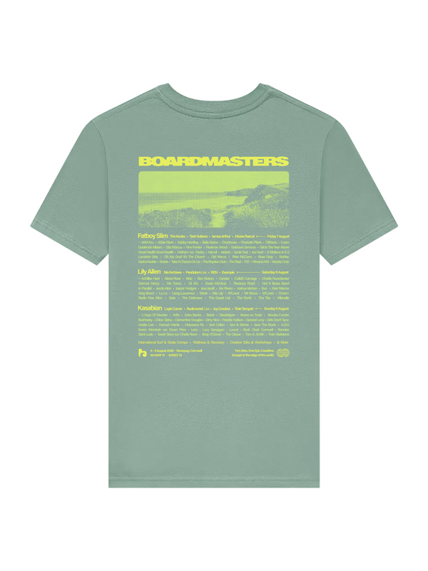 Lineup T-Shirt Stone Washed Green