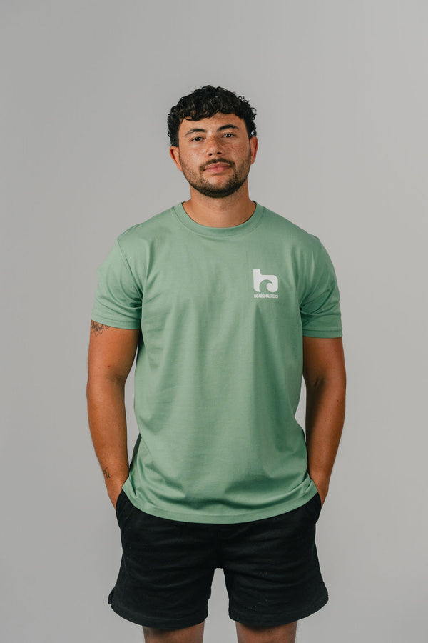 2025 Boardmasters Line Up T-Shirt Sage Green